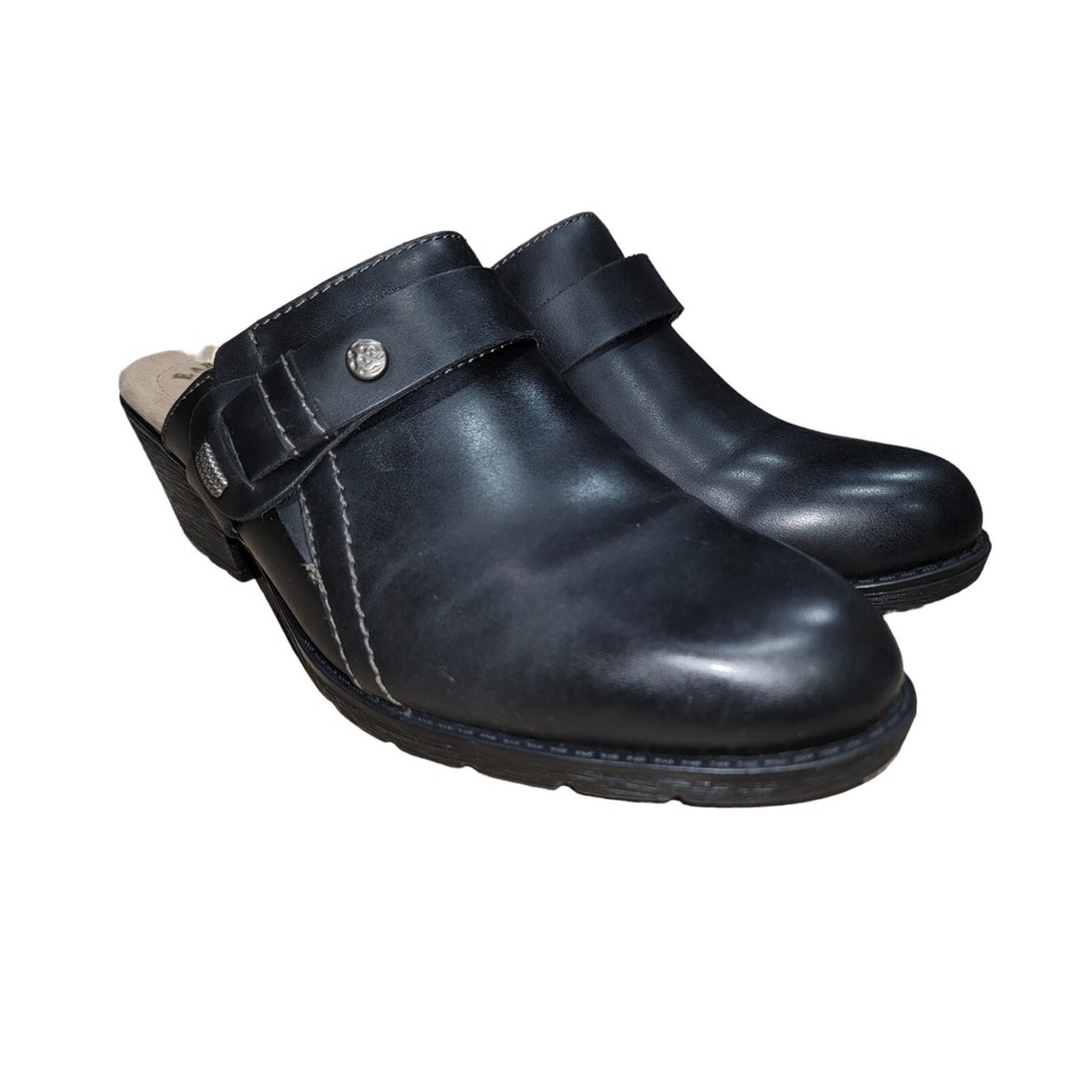 Earth Origins Ariel Womens Black Clog Walking Comfort Shoes Size 7 M